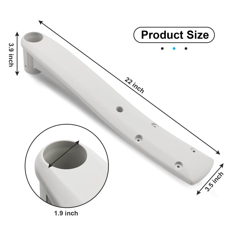Earthtec دعم سطح بديل 160-0001PG لحمام السباحة فوق الأرض بيلت مور (عبوة 2) - Image 2